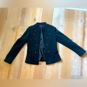 Steve Madden Zip Front Juniors Military Jacket